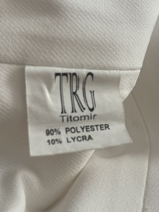 Комбинезон костюм брючный нарядный белоснежный