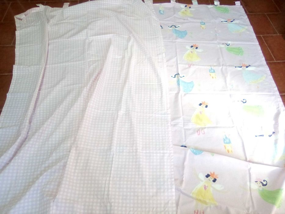 Cortinados para quarto de menina