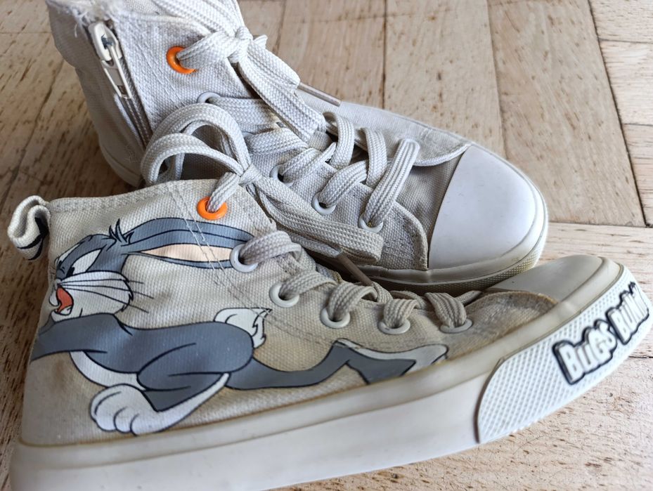 Bugs Bunny Trampki,buty dziewczęce z królikiem Bugs rozmiar 32 20,5 cm
