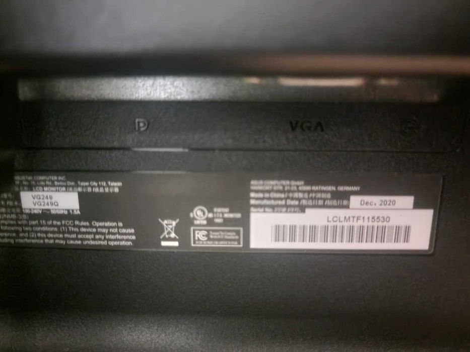Monitor ASUS TUF Gaming VG249Q (Gira na Vertical)