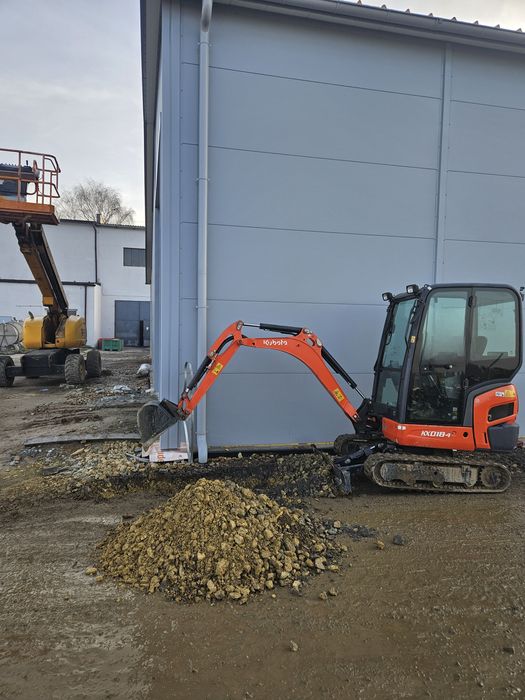 Usługi mini koparka Kubota szybkie terminy