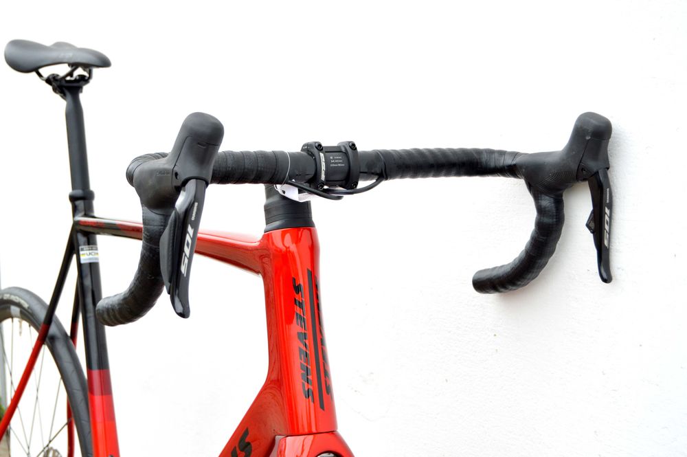 Przebieg 10km STEVENS IZOARD PRO 105 Di2 disc elektronika szosa 60