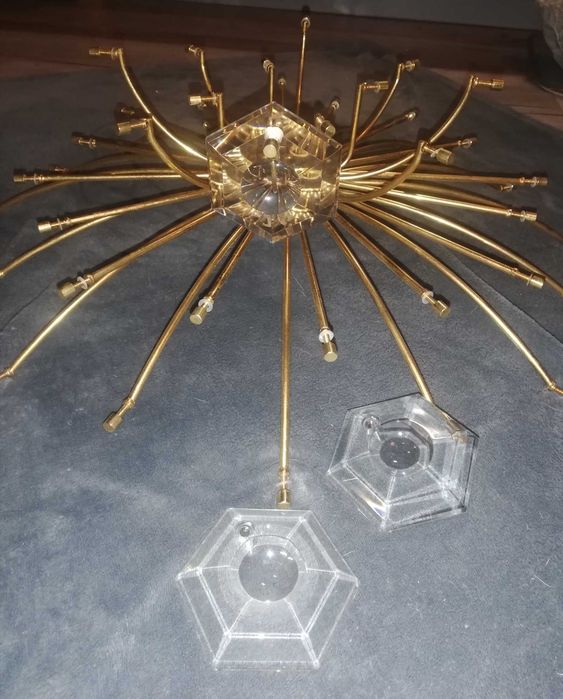 Lampa krysztalowa sufitowa Kinkeldey Leuchten.