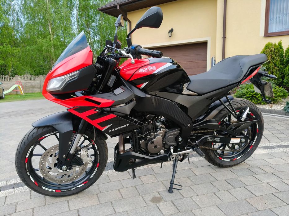 Aprilia Tuono 125 ABS 2022 rok! Tylko 9555 km. przebiegu! Transport! Kat.B/A1!