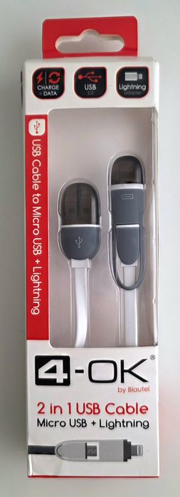 Cabo USB  2 em 1