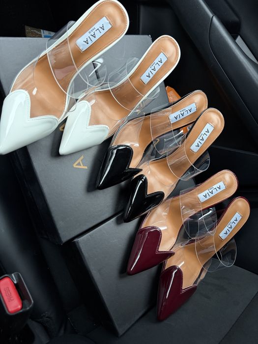 Туфли ALAÏA алая мюлі алаїа алая туфлі сабо alaia alaila