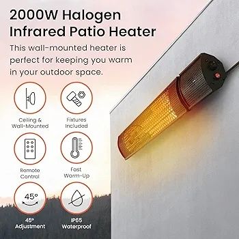 Promiennik podczerwieni Pro Breeze 1-2 KW, pilot