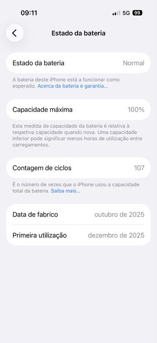 Iphone 17 pro 256gb azul como novo