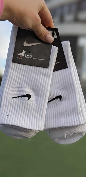 !!12 пар 280грн!! Шкарпетки найк білі высокие NIKE Носки белые найк