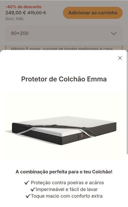 Colchão Emma Original