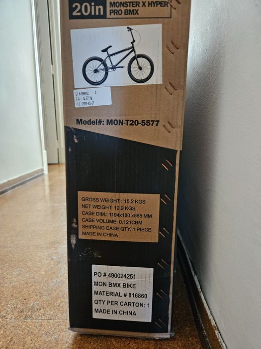BMX Monster Energy x Hyper Bike Co - 20 Polegadas (Nova e na caixa)