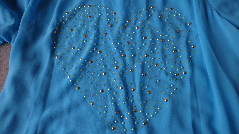 Бірюзова   блузка