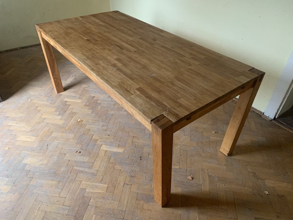 Stól dębowy 180x92 prawdziwe drewno