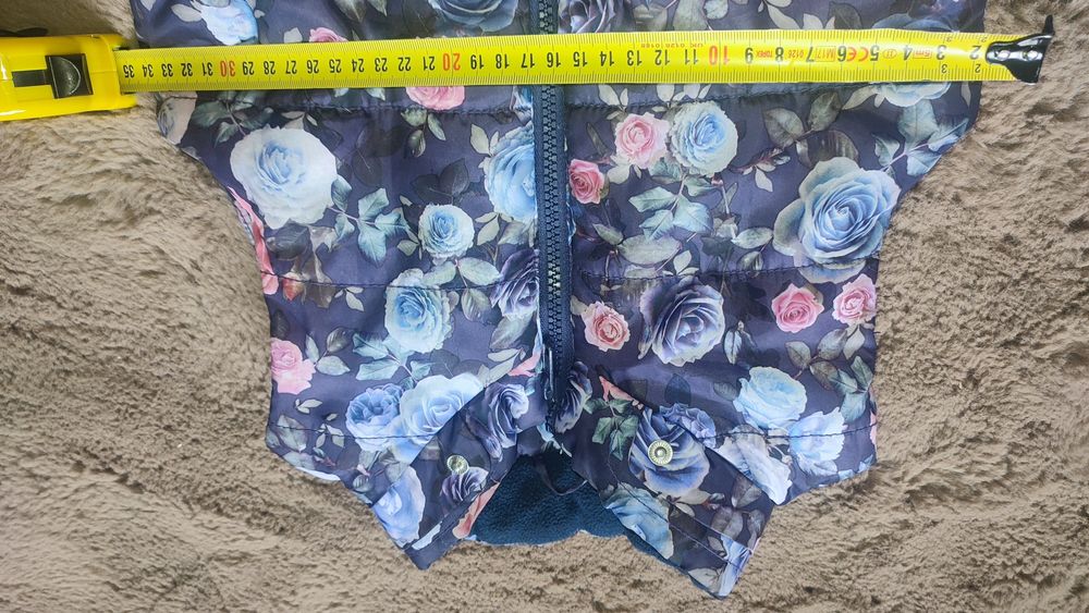 Kamizelka bezrękawnik H&M 110-122 wymiary na fotkach