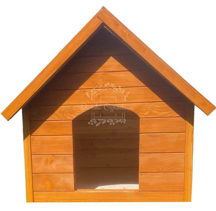 Buda dla psa Rozmiar "M" - Pinia - Dach dwuspadowy ID833
