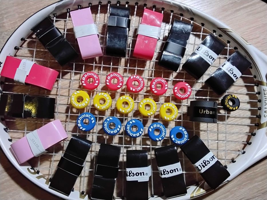 Намотка, овергріп на ракетку, демпфер