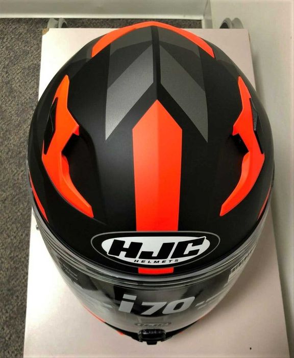 Capacete NOVO HJC i70 Elim Orange (40% DESCONTO) Tamanho M