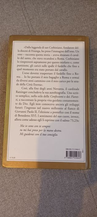 Joseph Ratzinger  / La Mia Vita / Autobiografia