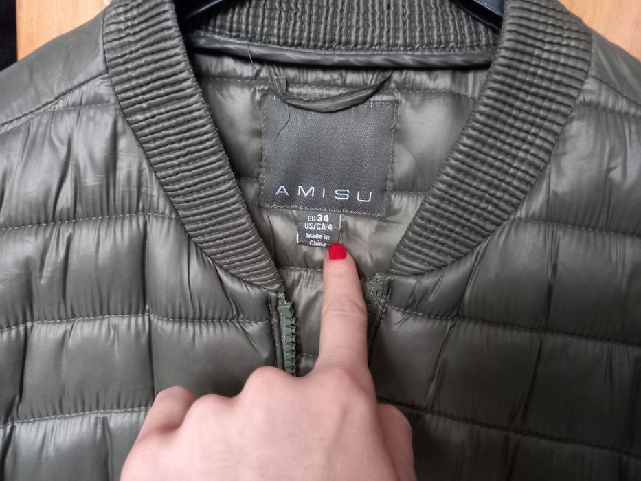 Kurtka khaki amisu r.34.