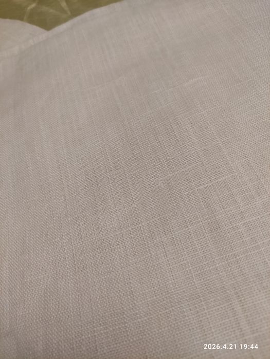 Materiał krawiecki grube płótno lniane