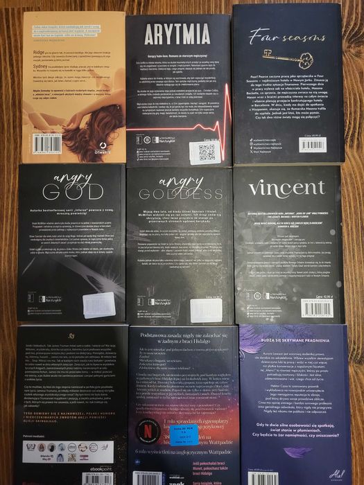 Książki dla kobiet,  erotyka 18 sztuk