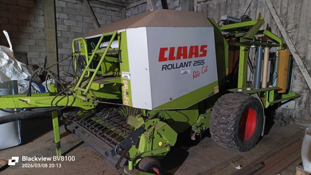Prasoowijarka claas rollant 255 uniwrap nie mchale krone lely