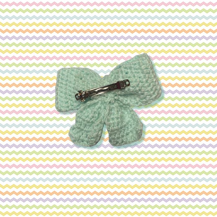 Gancho Cabelo Crochê Laços