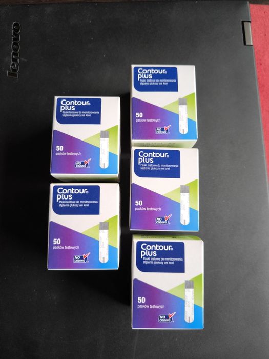 Paski Contour plus 5 opakowań łacznie 250 szt pasków