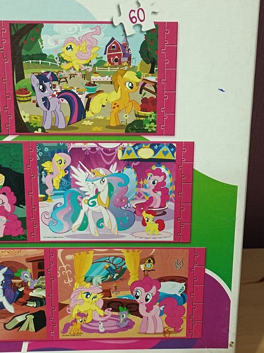 Mega puzzle Kompletne 390 elementów My Little Pony Trefl 4+ kucyki