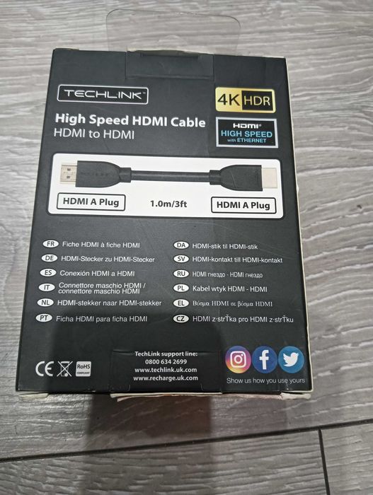 Kabel HDMI 1M kabelek
