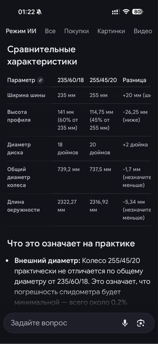 Диски та гума R18 Р18 літо