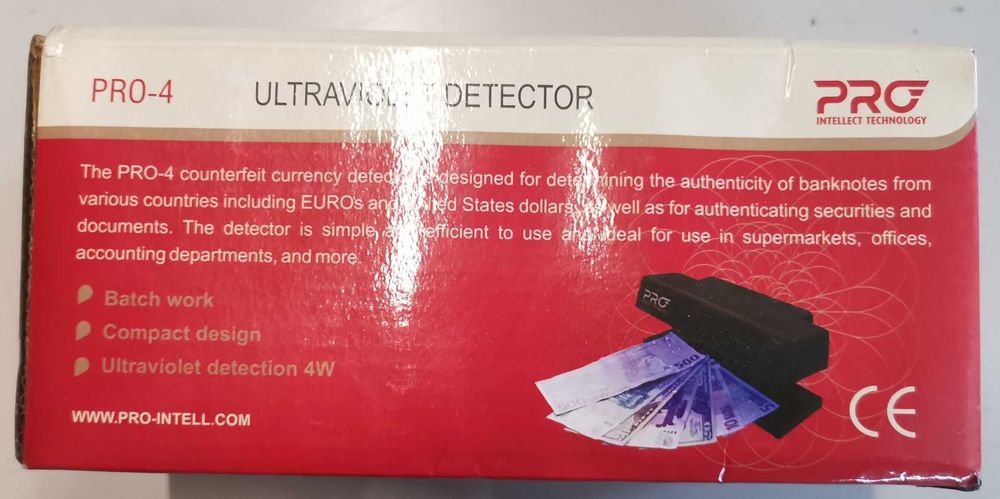 Pro Intellect Technology - Detector UV de notas falsas