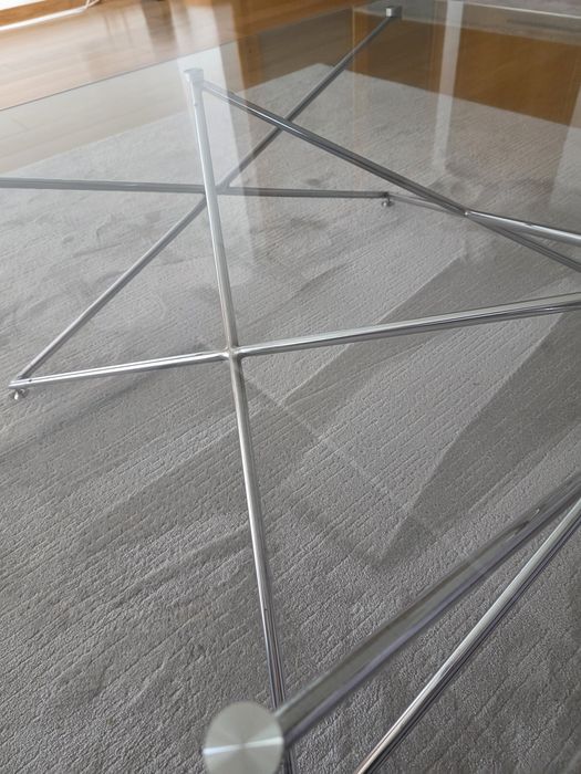 Mesa de centro em vidro temperado
