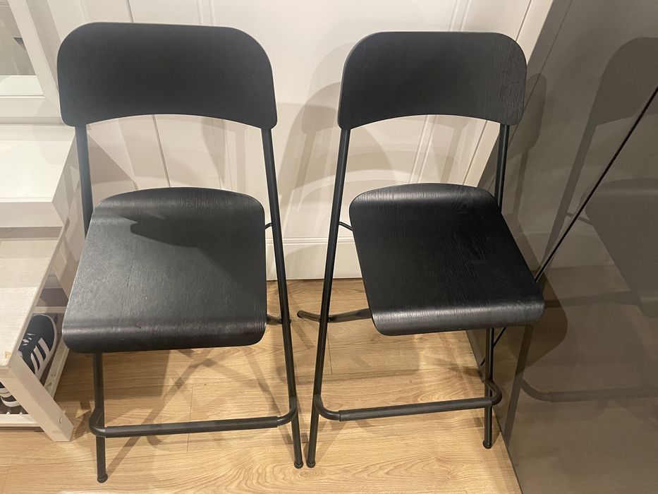 taboret jak nowy czarny