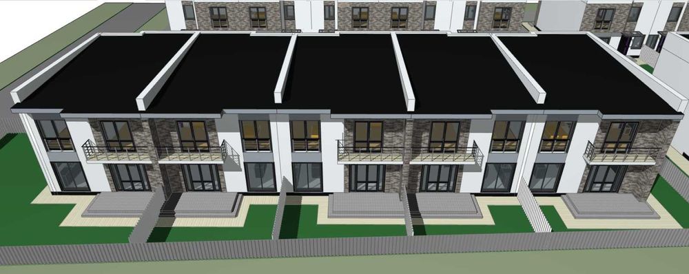 Таунхаус - 140м2, гараж, передній двір, комунікації