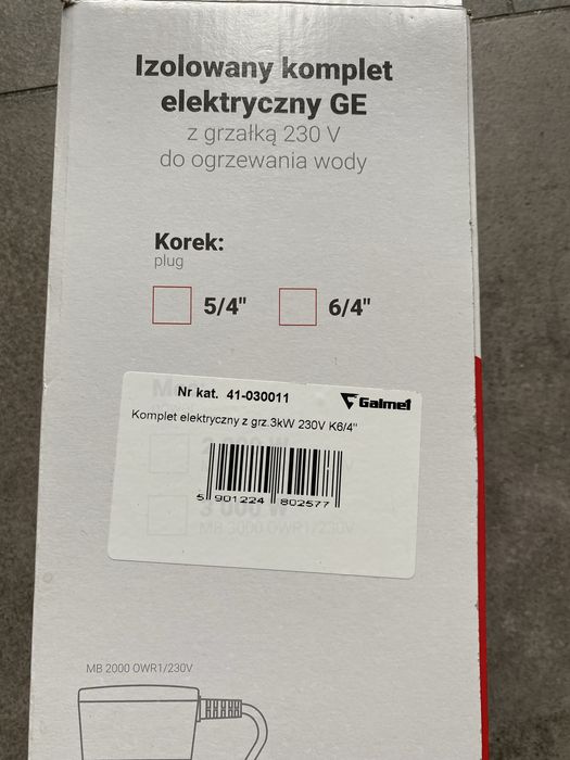 Grzałka galmet moc 3000W