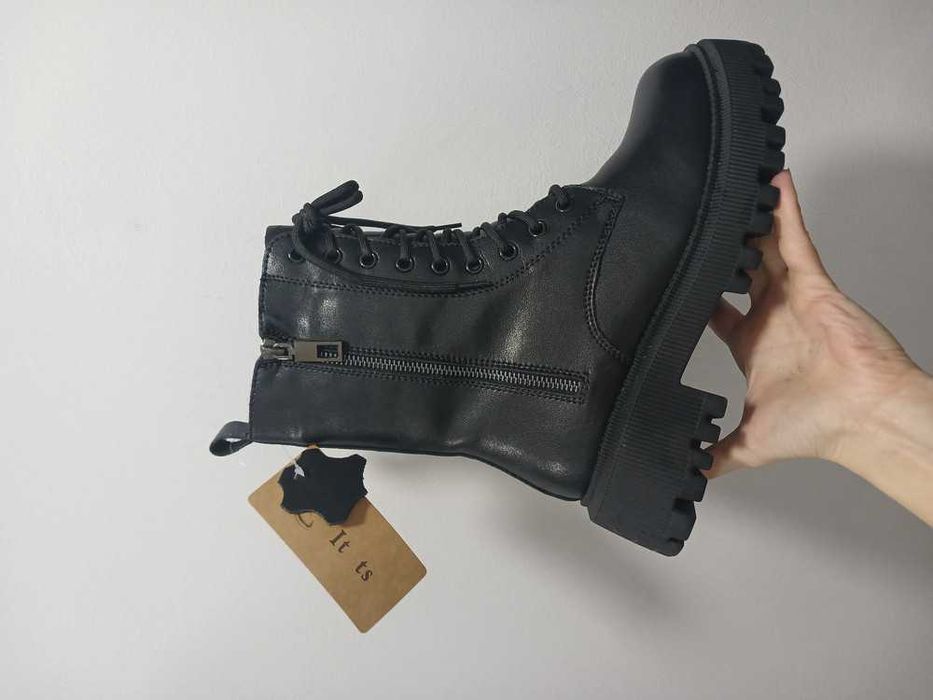 Натуральна шкіра!Зима!Стильні зручні черевики