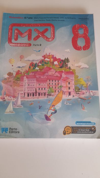 2 manuais e caderno de atividades 8 ano matemática