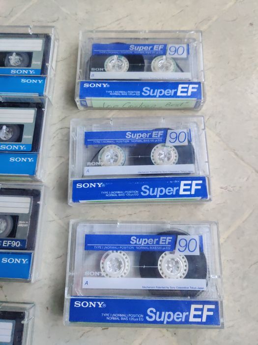 Аудиокассеты SONY Super EF90(Japan)