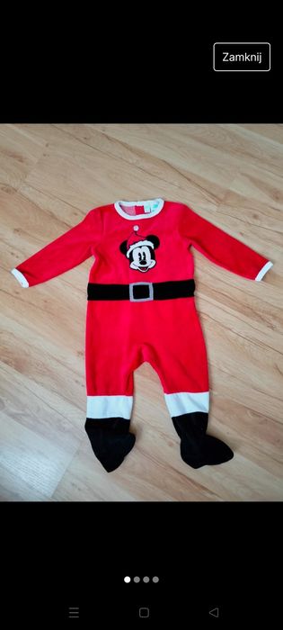 Świąteczny pajac welurowy