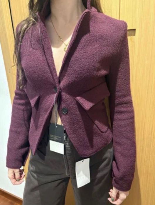 Zara приталений жакет 100% шерсть арт 3057/240/660