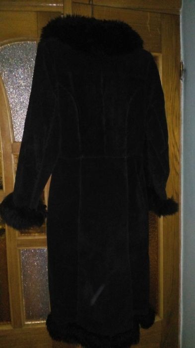 Дублёнка женская (чёрная, коричневая) на рост 170.