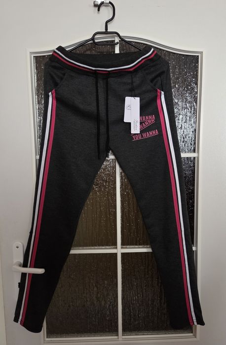 Dresy Damskie 2XL-3XL Ciemne Szare