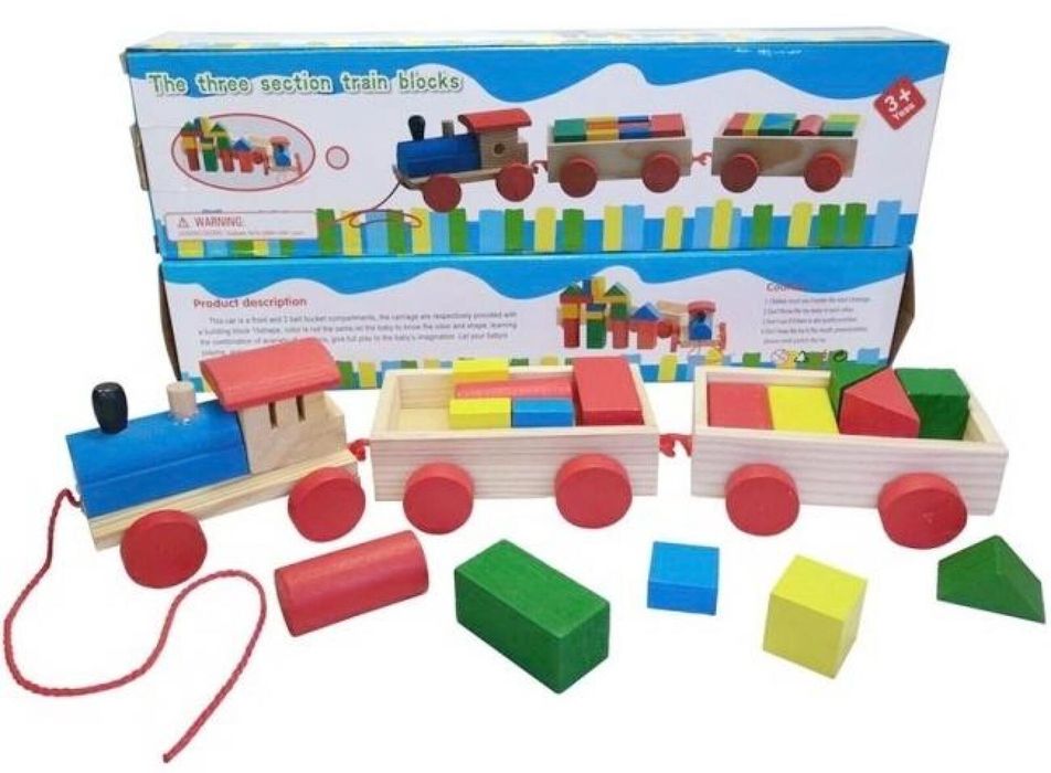 Pociąg drewno pudełko,95x72 mm