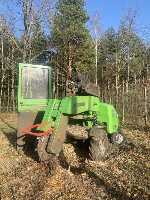 FREZOWANIE karczowanie pni usuwanie karp korzeni karczownik wycinka