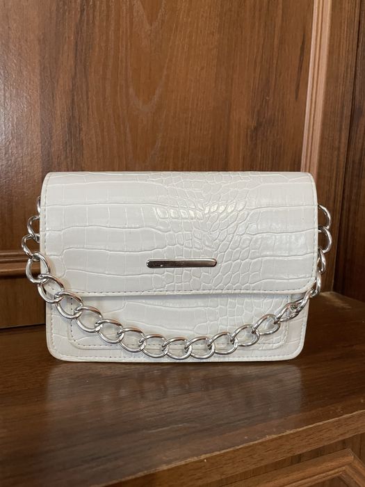 Сумка клатч біла