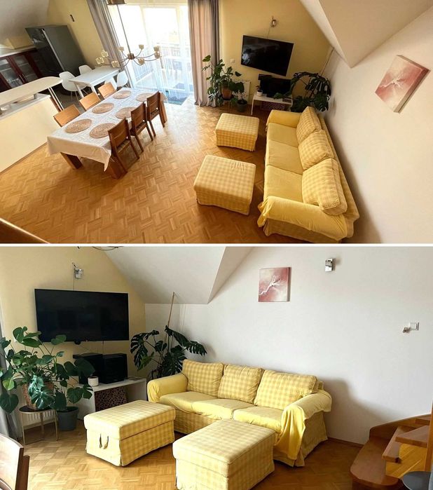 Apartament  5 pokoi, do 12 osób, 140m2,  6 km do dworca PKP we Wrocławiu
