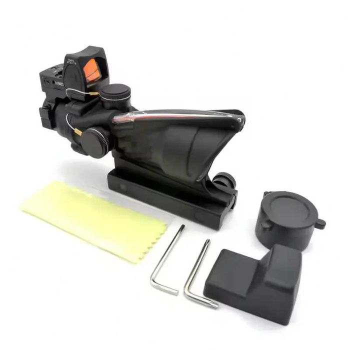 Оптический прицел TRIJICON ACOG 4x32 Red + мини коллиматор RMR USA