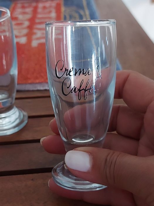 2 Copos "Crema & Caffé"