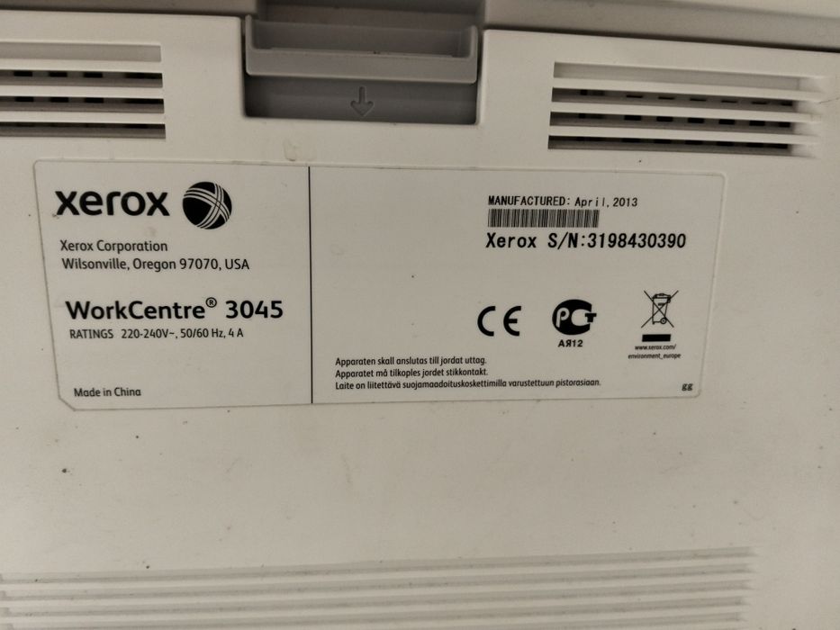 Принтер XEROX WorkCentr 3045